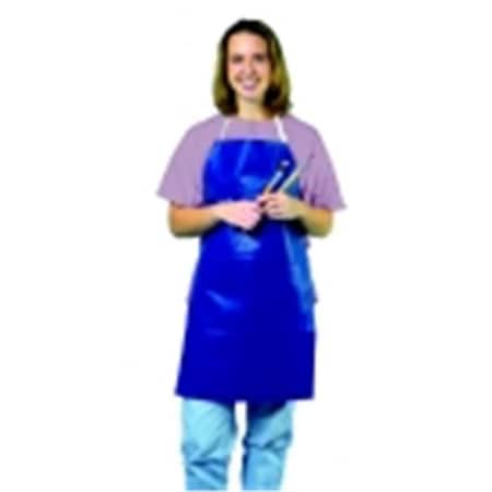 Sax Sax Easy-To-Clean Vinyl Student Apron - 17 x 29 in. - Blue 451226